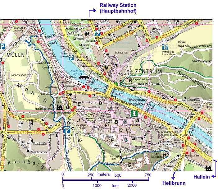 Salzburg rail karte